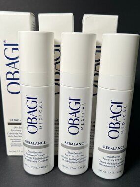 LOT of 3 Obagi REBALANCE Skin Barrier Recovery Cream 1.7 oz Full Regular Size